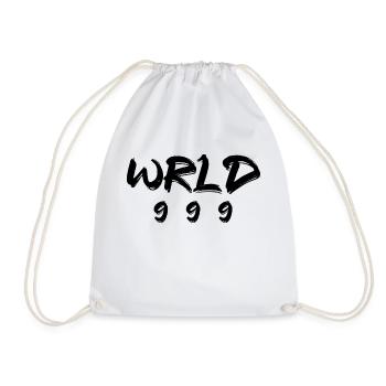 Wrld Singer 999 black - Drawstring Bag - white - Front