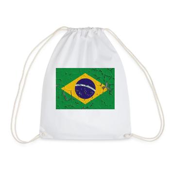 Brasilien - Turnbeutel - Weiß - Vorne