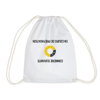 Connerie Suivante En Cours De Préparation cadeau - Sac de sport léger - blanc - Devant