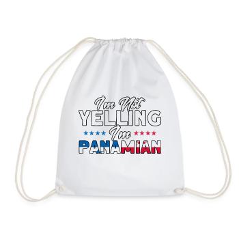 Drapeau panaméen cadeau racines panaméennes - Sac de sport léger - blanc - Devant