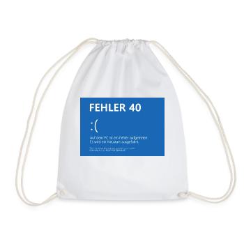 Fehler 40 - Turnbeutel - Weiß - Vorne