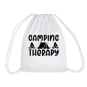 3 Thérapie de camping - Sac de sport léger - blanc - Devant