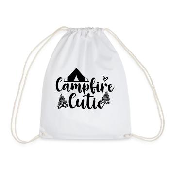Campfire Cutie 01 - Turnbeutel - Weiß - Vorne