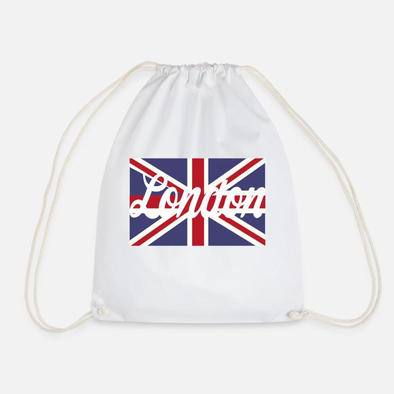 London - Drawstring Bag - white