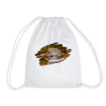 Waterdrop - Drawstring Bag - white - Front