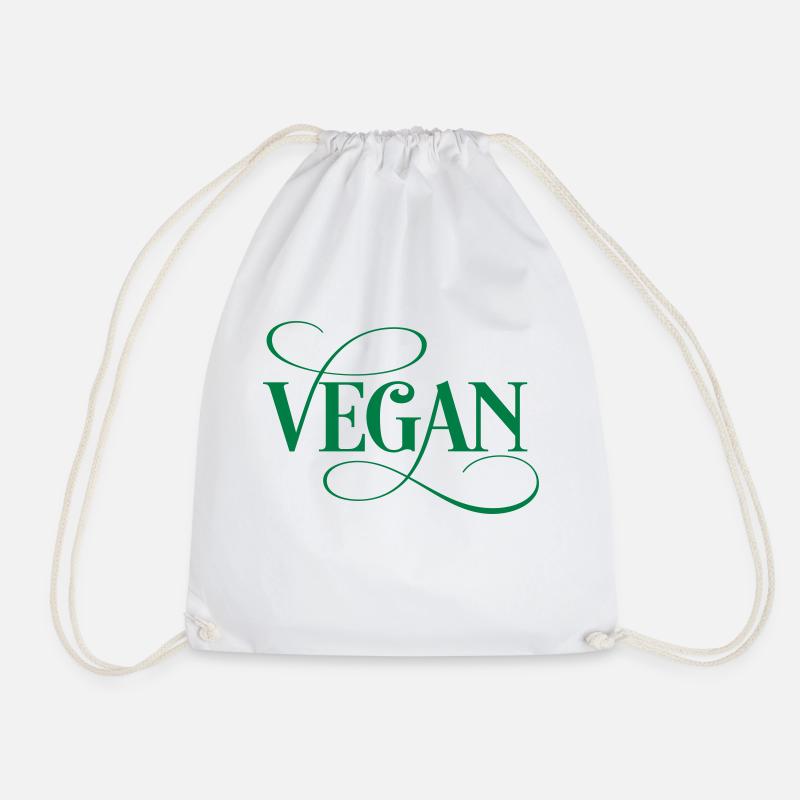 Vegan - Turnbeutel - Weiß
