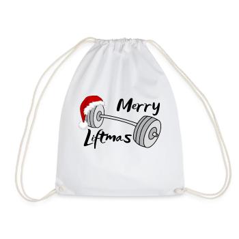 Merry Liftmas - Turnbeutel - Weiß - Vorne