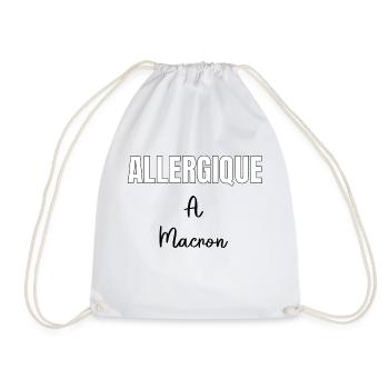 Allergique à Macton - Sac de sport léger - blanc - Devant