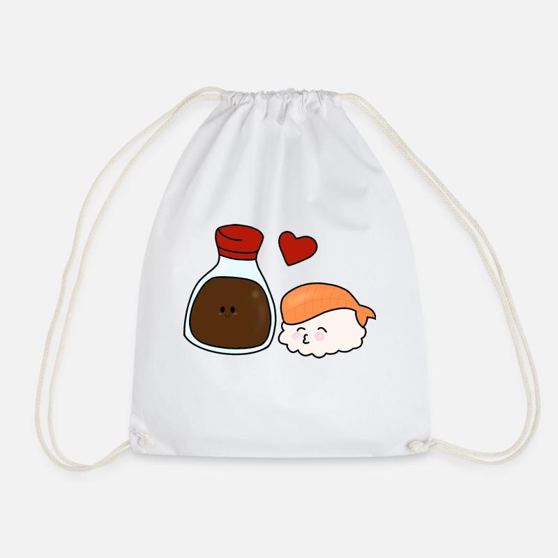 Sushi liebe - Turnbeutel - Weiß