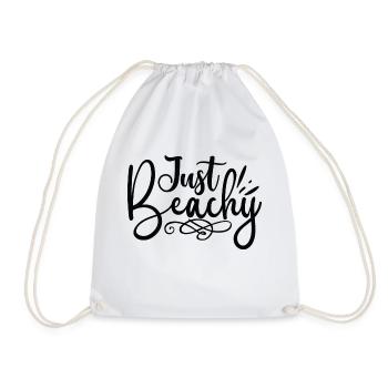 Just Beachy - Drawstring Bag - white - Front