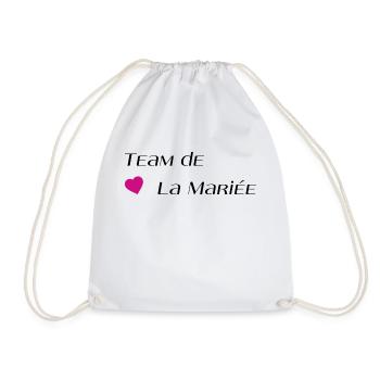 Team de la mariée - Sac de sport léger - blanc - Devant