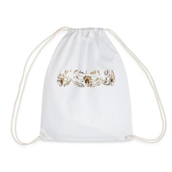 skullss2 - Sac de sport léger - blanc - Devant