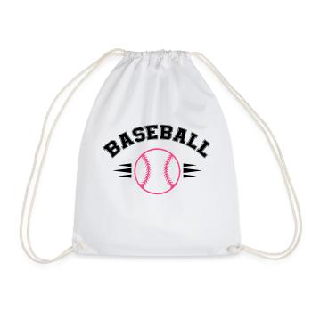 base-ball - Sac de sport léger - blanc - Devant