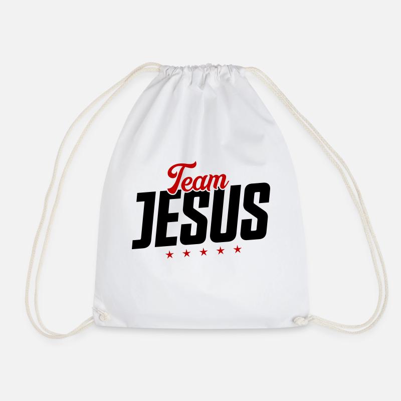 team jesus - Turnbeutel - Weiß