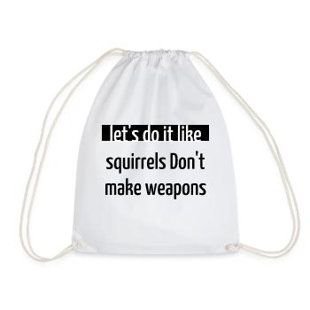 birthday present idea gift sayings 60s - Drawstring Bag - white - Front