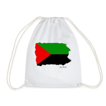 MARTINIQUE TORN FLAG M.972 (Black) - Sac de sport léger - blanc - Devant