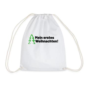 Mein erstes Weihnachten - Turnbeutel - Weiß - Vorne