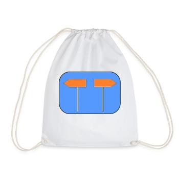 Panneaux - Sac de sport léger - blanc - Devant