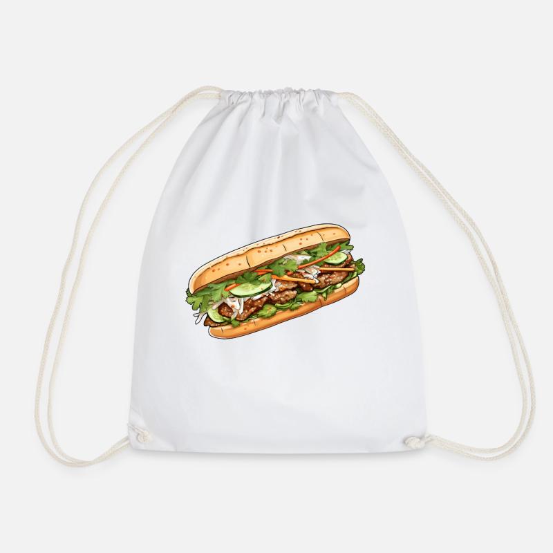 Banh Mi Vietnam - Turnbeutel - Weiß