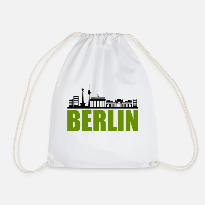 berlin skyline - Turnbeutel - Weiß
