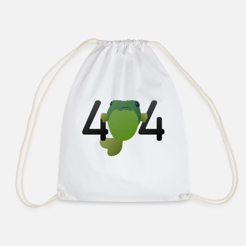404 - Drawstring Bag - white
