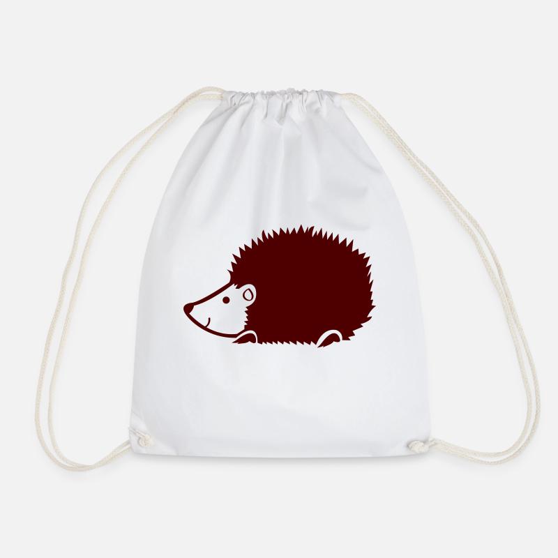 hérisson - Sac de sport léger - blanc