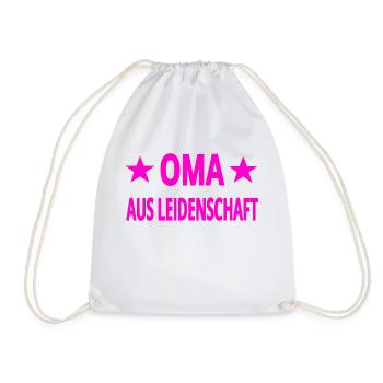 Oma - Turnbeutel - Weiß - Vorne