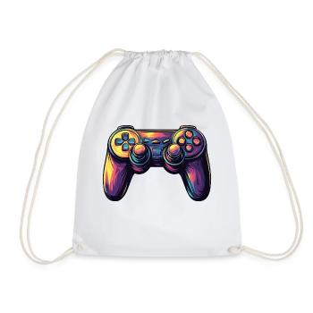 Video Game Controllers for Gamers - Drawstring Bag - white - Front