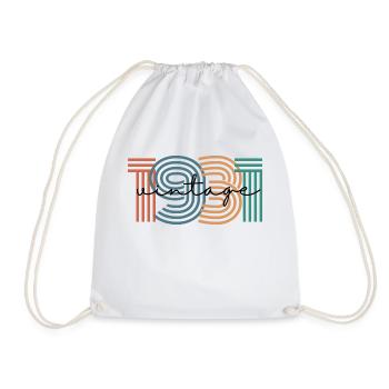 1931 Vintage Retro - Drawstring Bag - white - Front