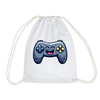 Manette amusante pour les joueurs - Sac de sport léger - blanc - Devant