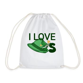 J’adore les chapeaux - Sac de sport léger - blanc - Devant