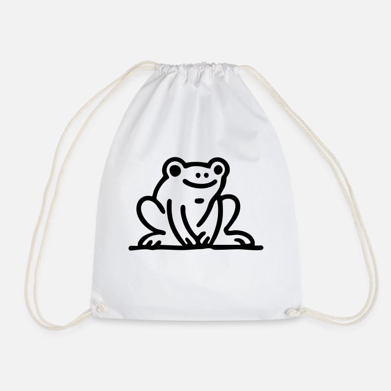 Grenouille Grenouille - Sac de sport léger - blanc