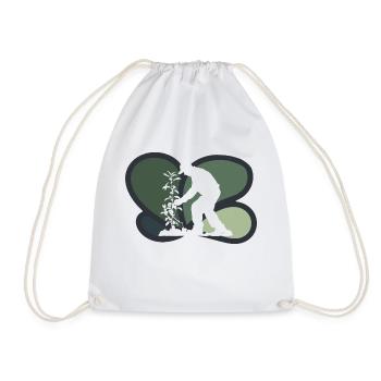Flower Gardening Garden - Drawstring Bag - white - Front