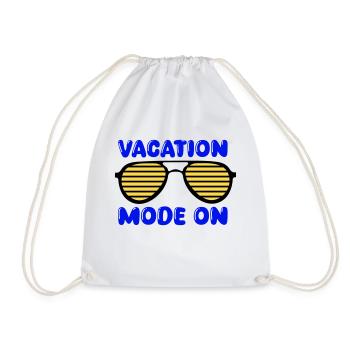 Lunettes de soleil vacances - Sac de sport léger - blanc - Devant
