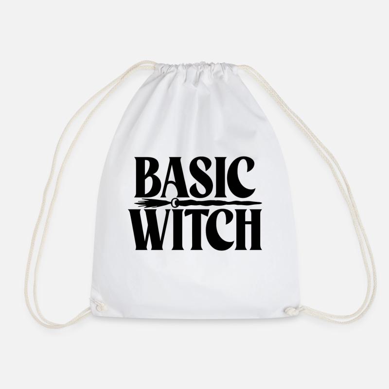 Basic Witch - Turnbeutel - Weiß