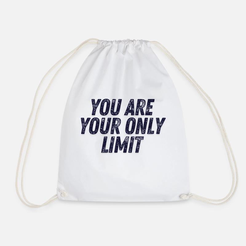 You are your only limit - Turnbeutel - Weiß