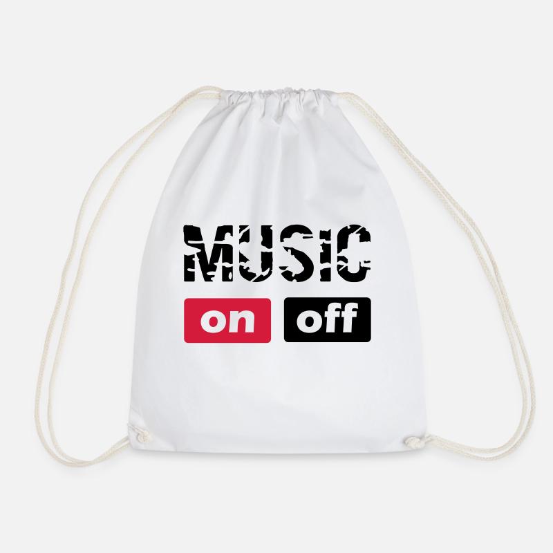 music - Turnbeutel - Weiß