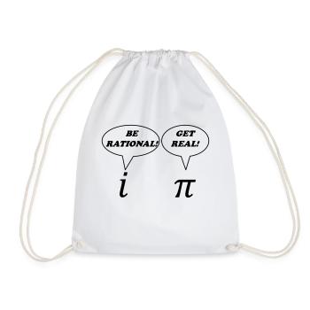 Math: Get Real - Sac de sport léger - blanc - Devant