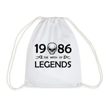 Legends 1986 - Turnbeutel - Weiß - Vorne