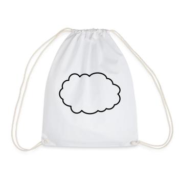 Wolke - Turnbeutel - Weiß - Vorne