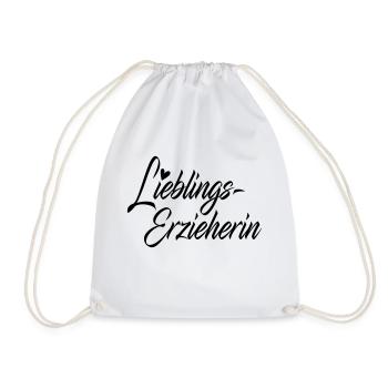 Lieblingserzieherin - Turnbeutel - Weiß - Vorne