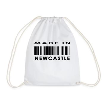 Made in Newcastle upon Tyne - Turnbeutel - Weiß - Vorne