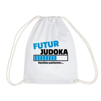 futur judoka - Sac de sport léger - blanc - Devant