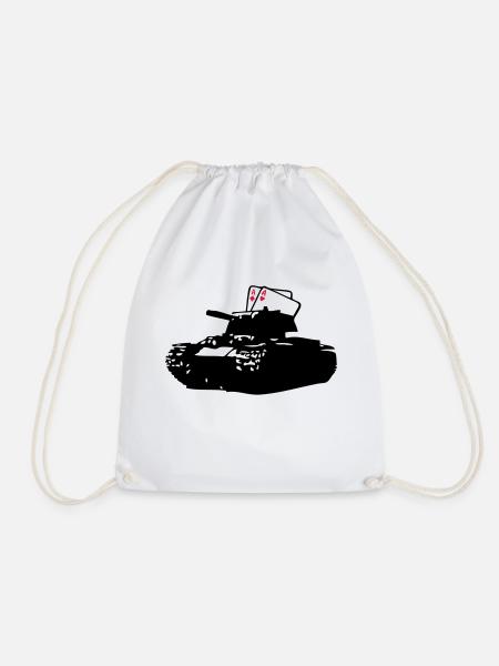 Tank Paar as1 - Turnbeutel - Weiß