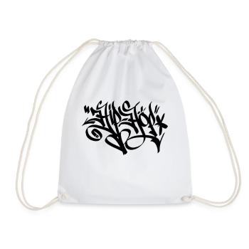 hip hop - Sac de sport léger - blanc - Devant
