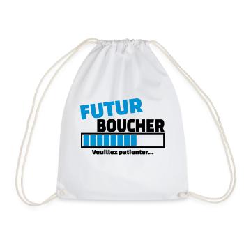 futur boucher - Sac de sport léger - blanc - Devant