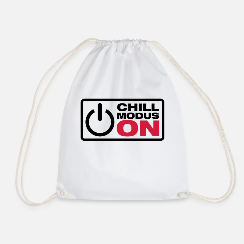 chill_modus_on_f2 - Sac de sport léger - blanc