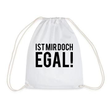 IST MIR DOCH EGAL! TROTZ KINDER - Turnbeutel - Weiß - Vorne