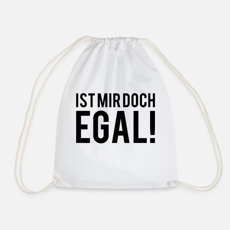 IST MIR DOCH EGAL! TROTZ KINDER - Turnbeutel - Weiß