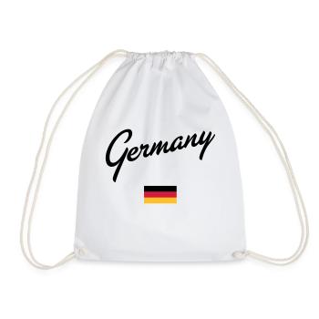 Allemagne - Sac de sport léger - blanc - Devant
